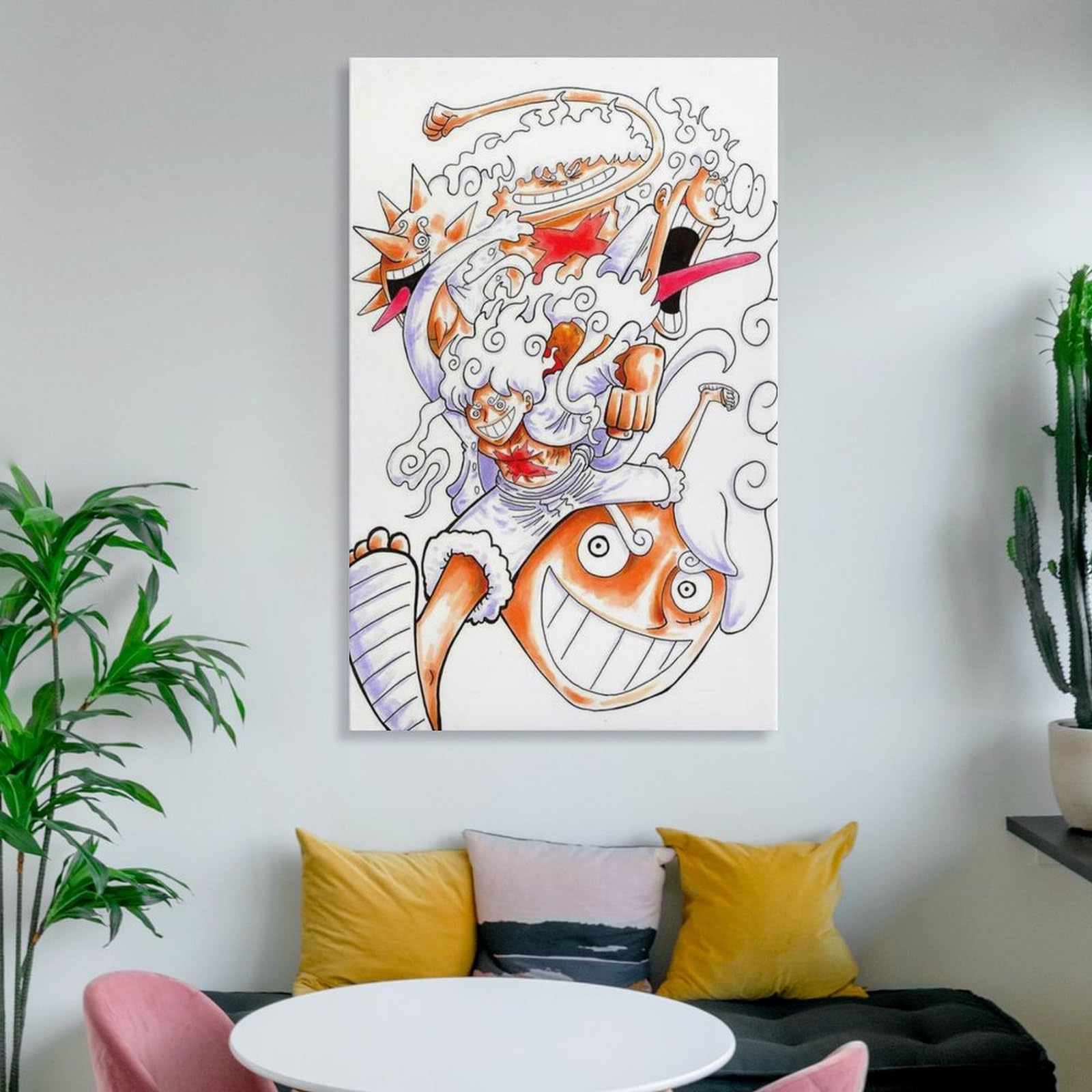 Amazon.co.jp: 50×75cm ワンピース モンキー・D・ルフィ アートパネル